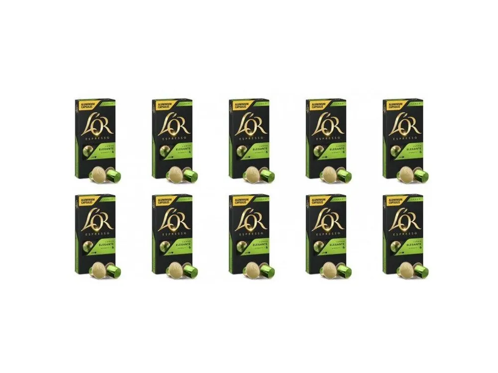 L´OR Espresso Lungo Elegante Intensity 6 - 100 capsules for Nespresso®