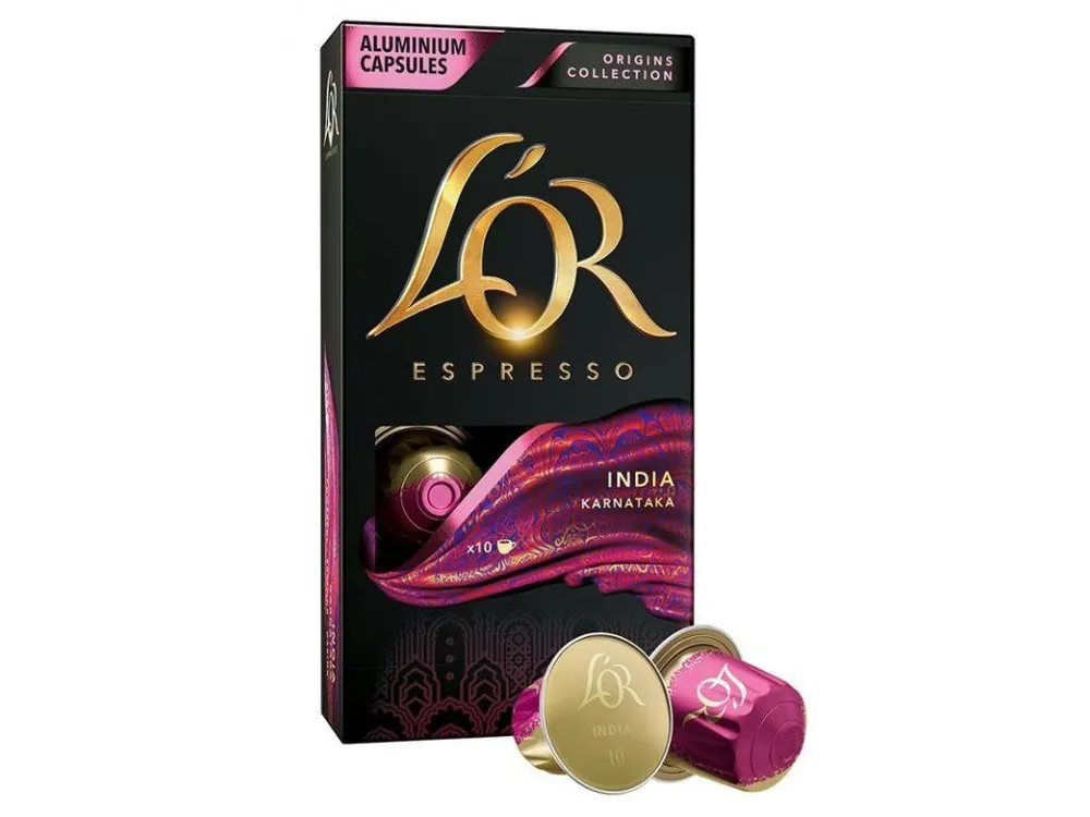 L´OR India - 10 aluminum capsules compatible with Nespresso® coffee machines*
