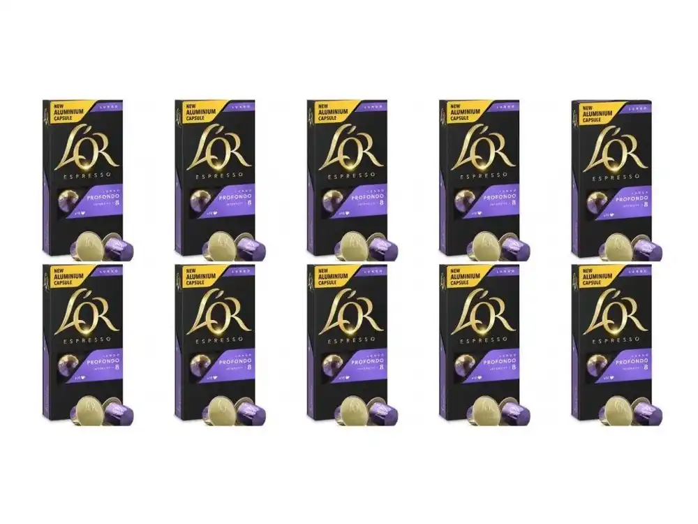 L´OR Lungo Profondo Intensity 8 - 100 capsules for Nespresso®