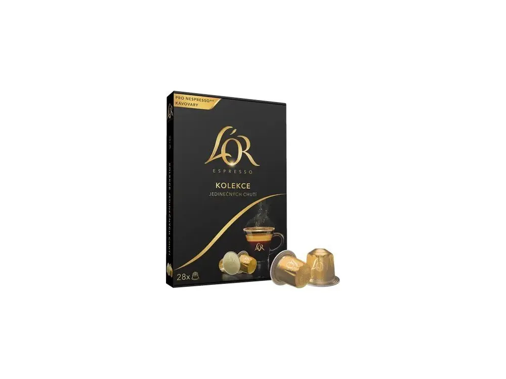 Limited collection of L‘OR Espresso aluminum capsules for Nespresso® 28 pcs