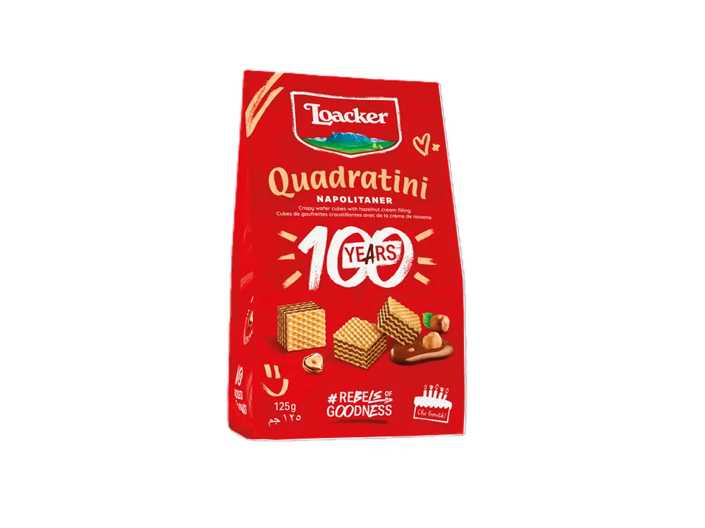 Loacker Quadratini NAPOLITANER wafers 250 g