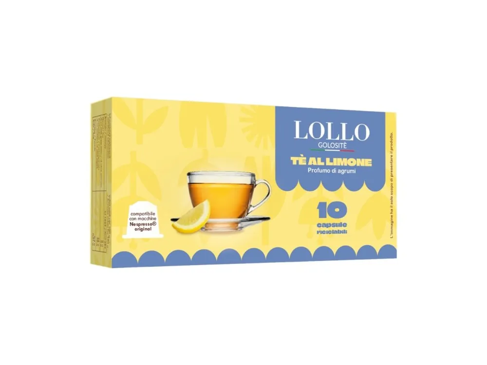 Lollo caffé Tea with Lemon capsules for NESPRESSO® 10 pcs
