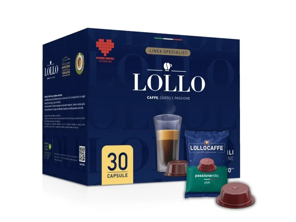 Lollo Caffe do Lavazza A Modo Mio® DEK capsules 30 pcs