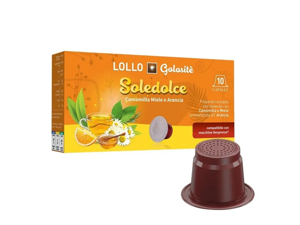 Lollo caffé Chamomile and honey with orange capsules for NESPRESSO® 10 pcs