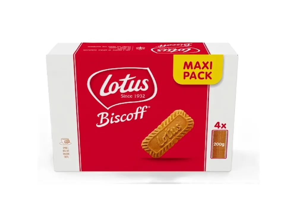 Lotus Biscoff Original Caramelized Cookies 4x 200g