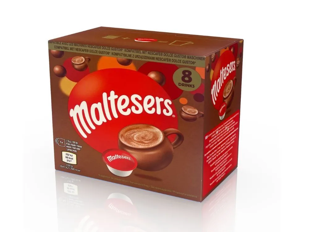 Maltesers hot chocolate capsules for Dolce Gusto 8 pcs