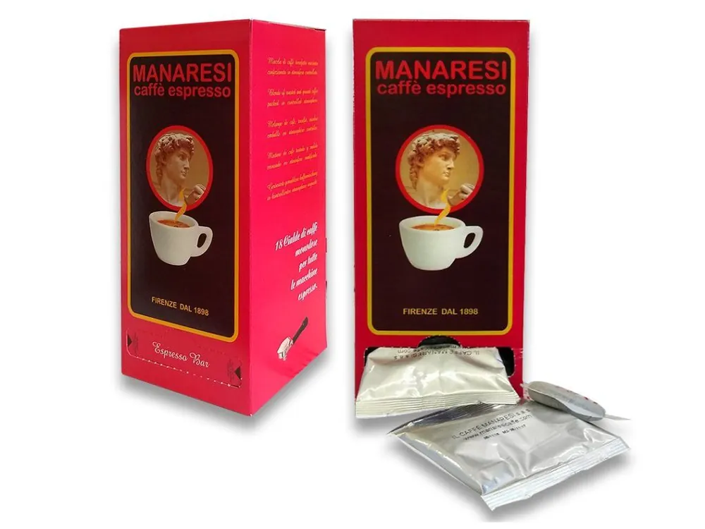 Manaresi caffe coffee ESE pods Espresso Bar 18 pcs