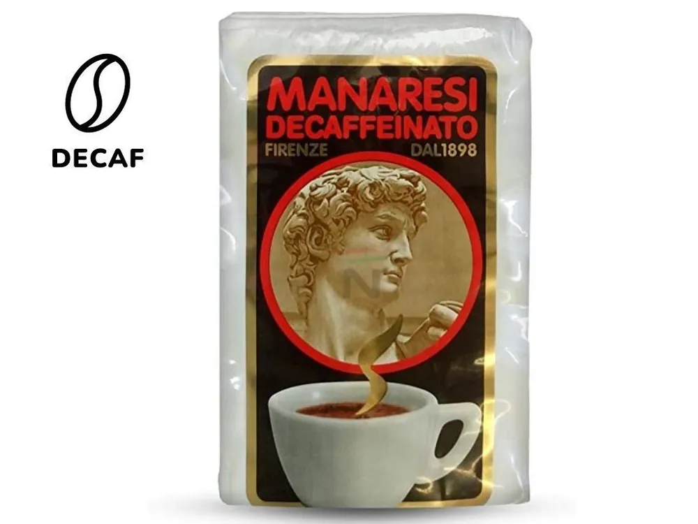 Manaresi Decaffeinato decaffeinated ground coffee 250g