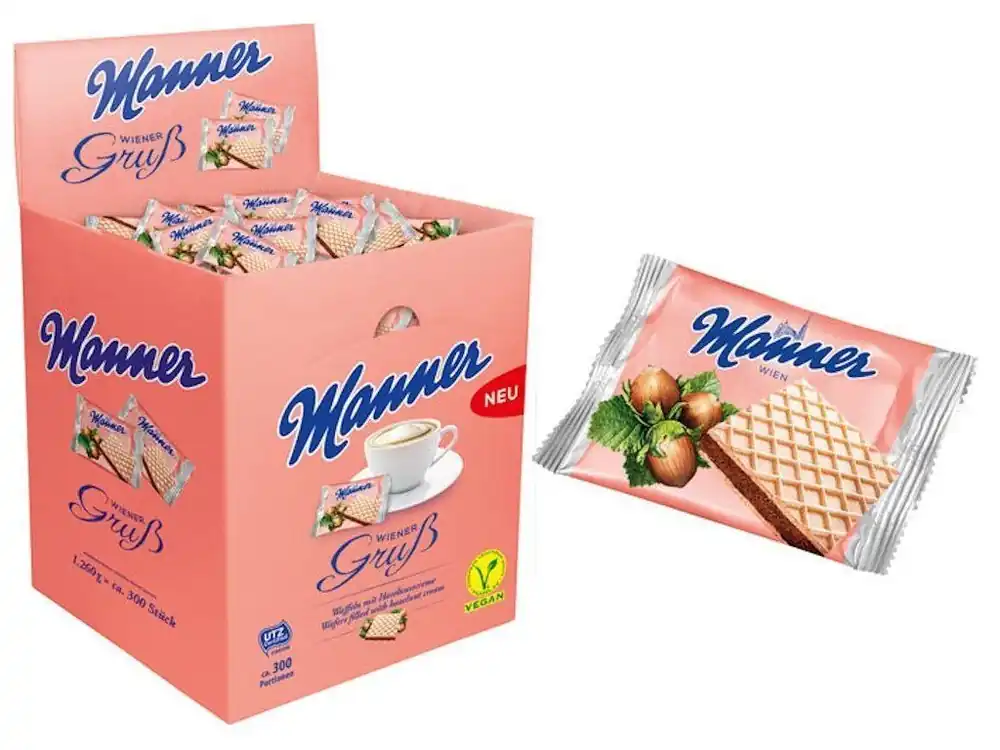 Manner Kaffee Wiener Gruss 4.2g 300pcs 1260g