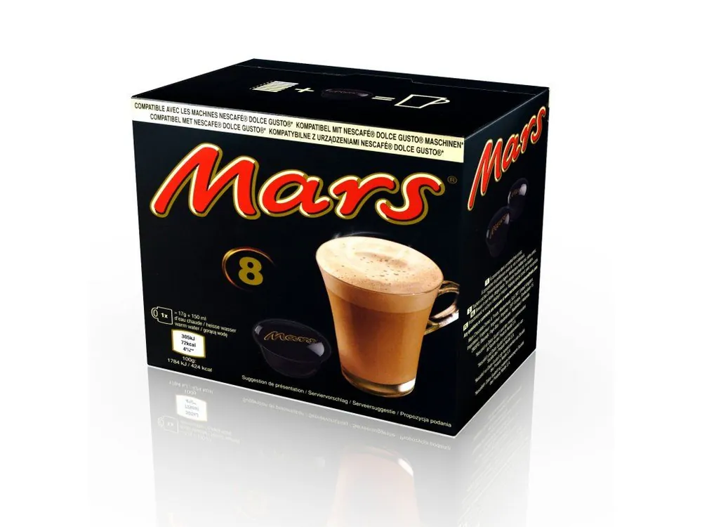 MARS hot chocolate to Dolce Gusto 8 capsules