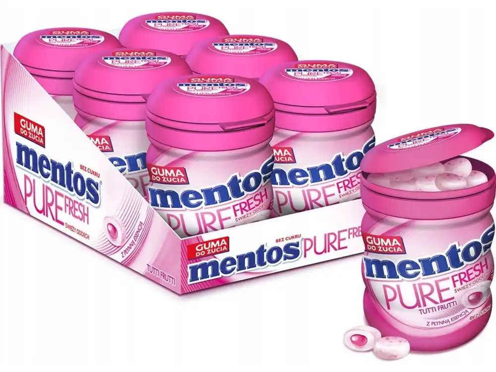 Mentos Pure Fresh Bubble Fresh Carton 6x60 g
