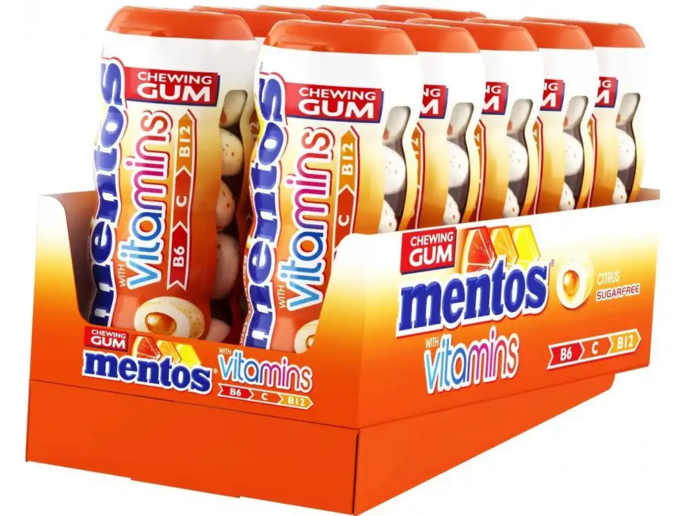 Mentos Pure Fresh Gum Vitamins 10 x 26 g
