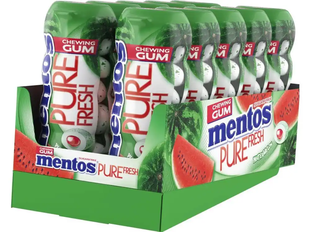 Mentos Pure Fresh Gum Watermelon 10 x 30 g