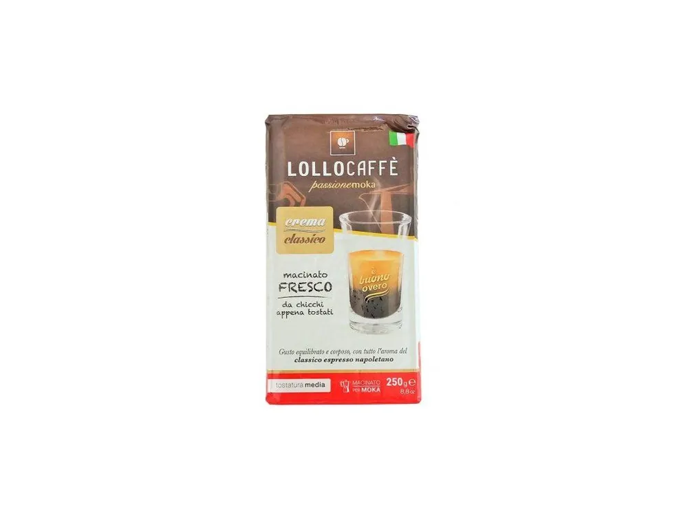 Ground Coffee Lollo Caffe Espresso CLASSICO macinato 250g