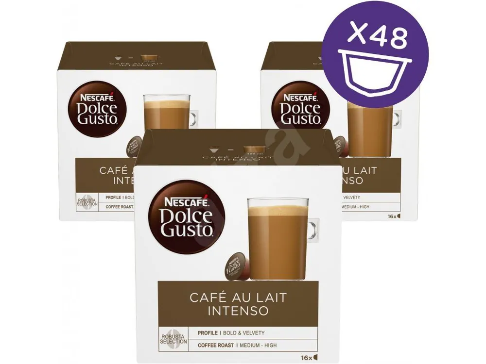Nescafé Dolce Gusto Cafe au Lait INTENSO 3 PACK 3x16 capsules