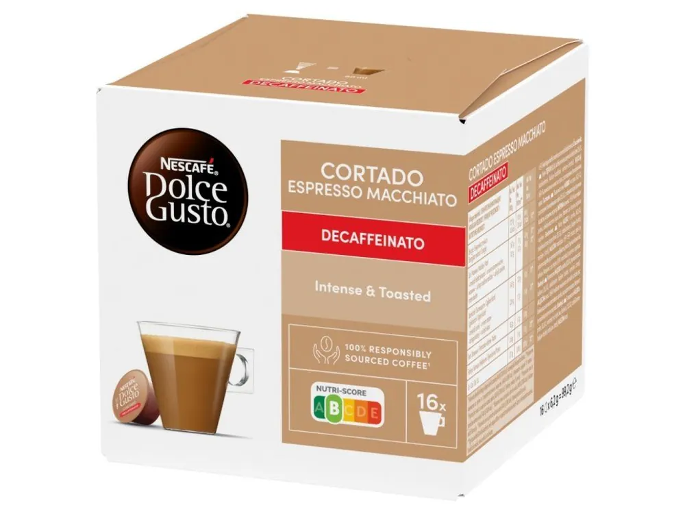 Nescafé Dolce Gusto Cortado Decaf Decaf coffee capsules 16 pcs