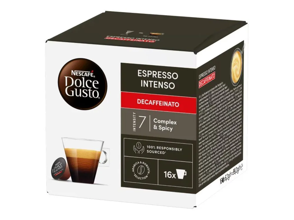 Nescafé Dolce Gusto Espresso Intenso decaffeinated DECAFFEINATO 16 capsules