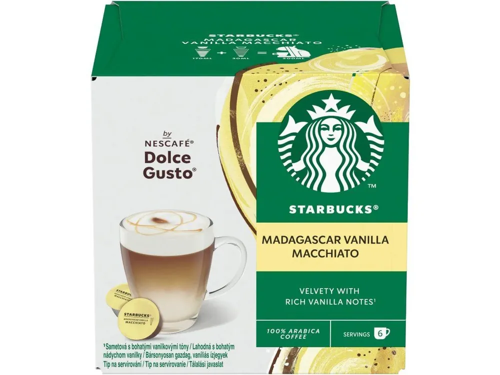 Nescafé Dolce Gusto STARBUCKS Madagascar Vanilla Latte Macchiato 12 capsules