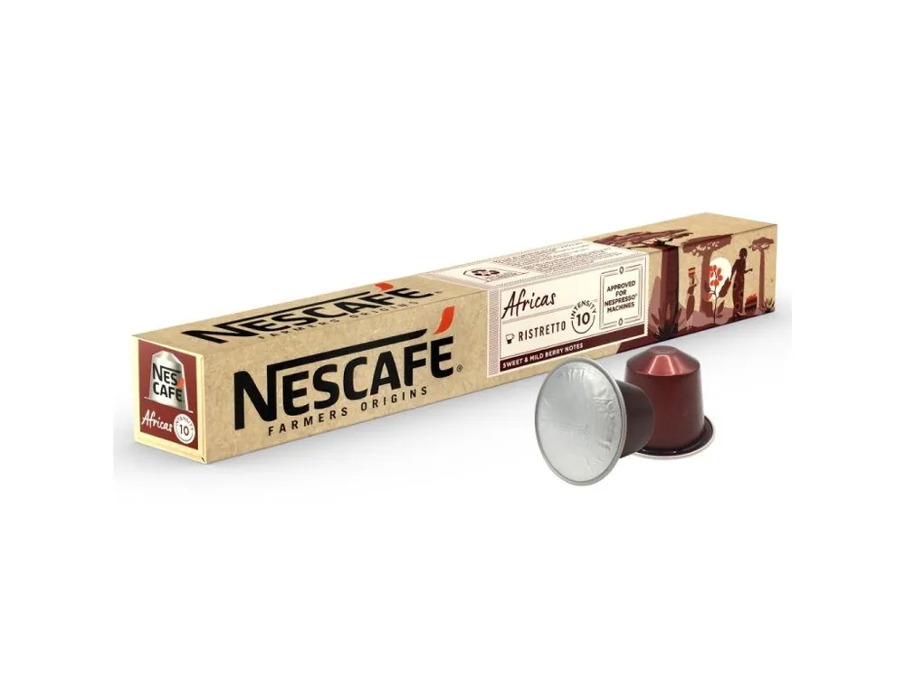 NESCAFÉ® Farmers Origins Africas Ristretto capsules for Nespresso® 10 pcs