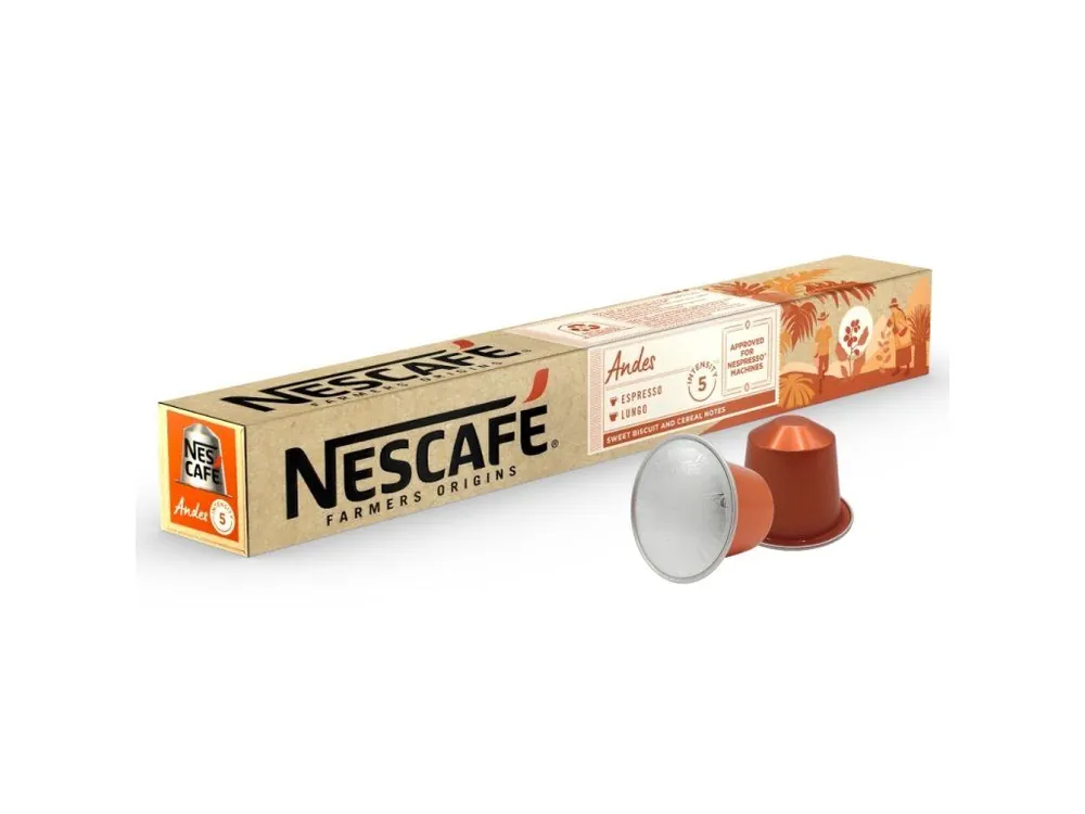 NESCAFÉ® Farmers Origins Andes Lungo capsules for Nespresso® 10 pcs