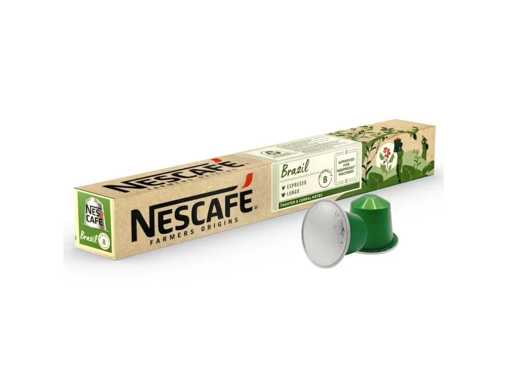 NESCAFÉ® Farmers Origins Brazil Lungo capsules for Nespresso® 10 pcs