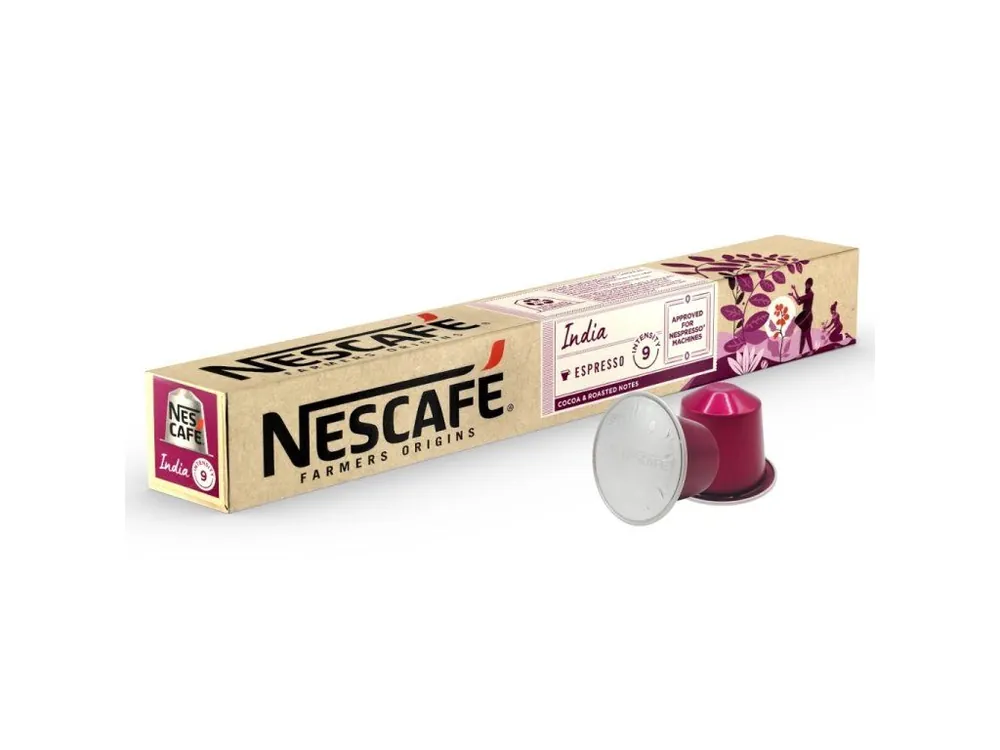 NESCAFÉ® Farmers Origins India capsules for Nespresso® 10 pcs