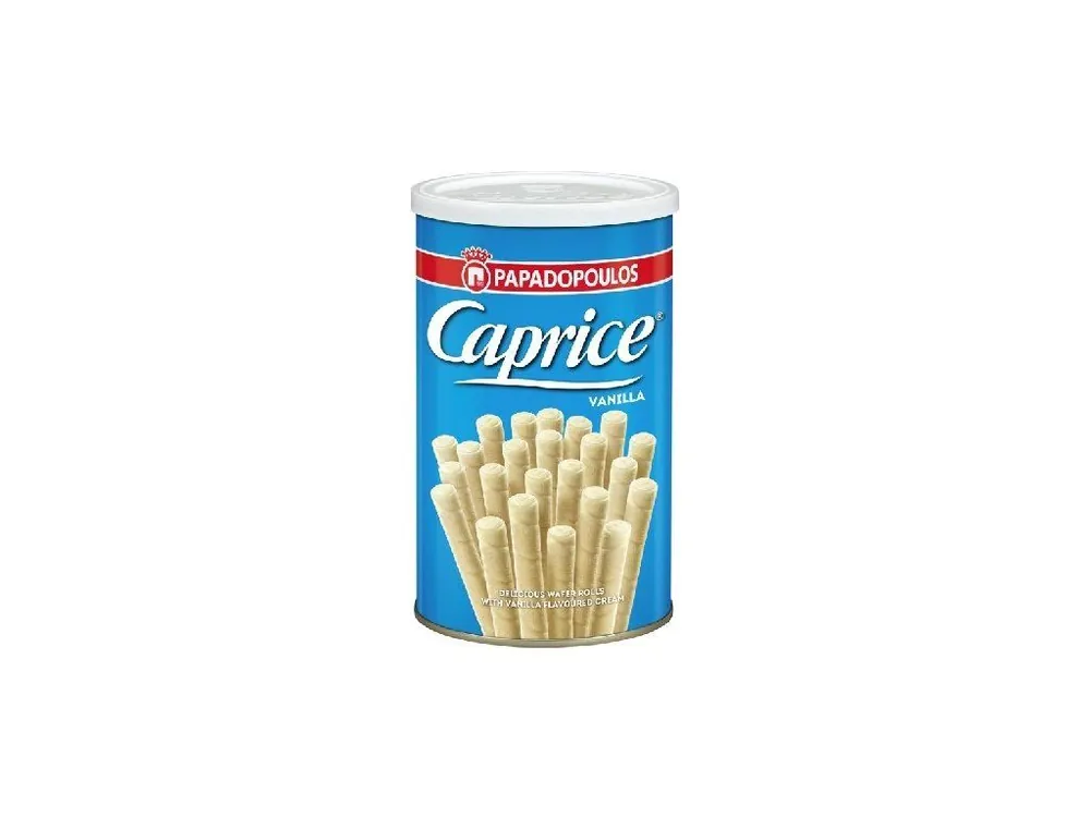 Papadopoulos Caprice filled tubes Vanilla 115 g