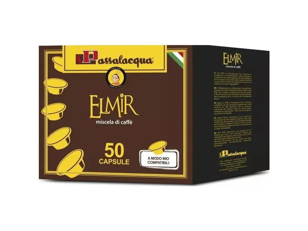 Passalacqua ELMIR coffee capsules for Lavazza A Modo Mio 50 pcs