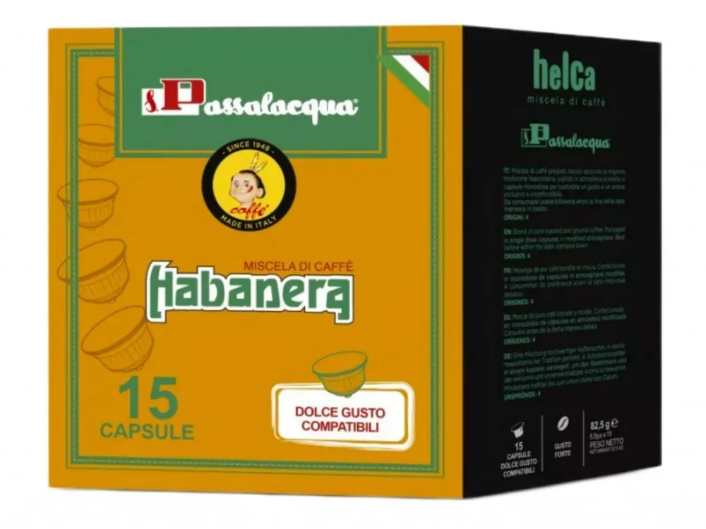 Passalacqua HABANERA capsules for Dolce Gusto 15 pieces