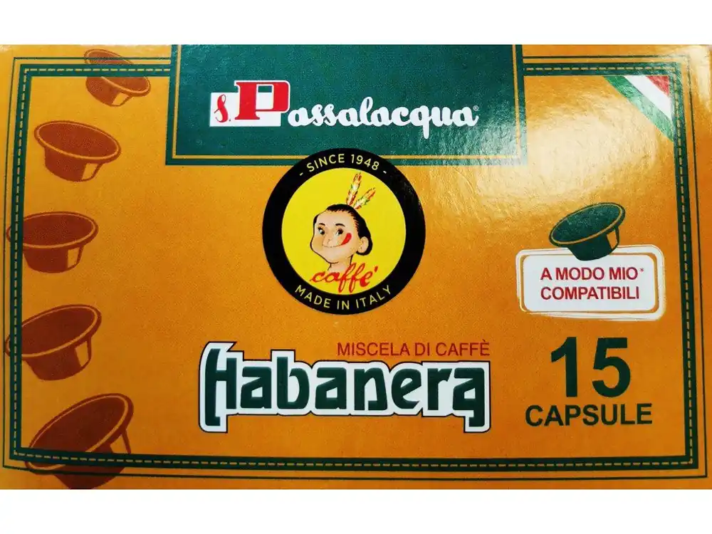 Passalacqua HABANERA Capsules for Lavazza and Modo Mio 15 pcs