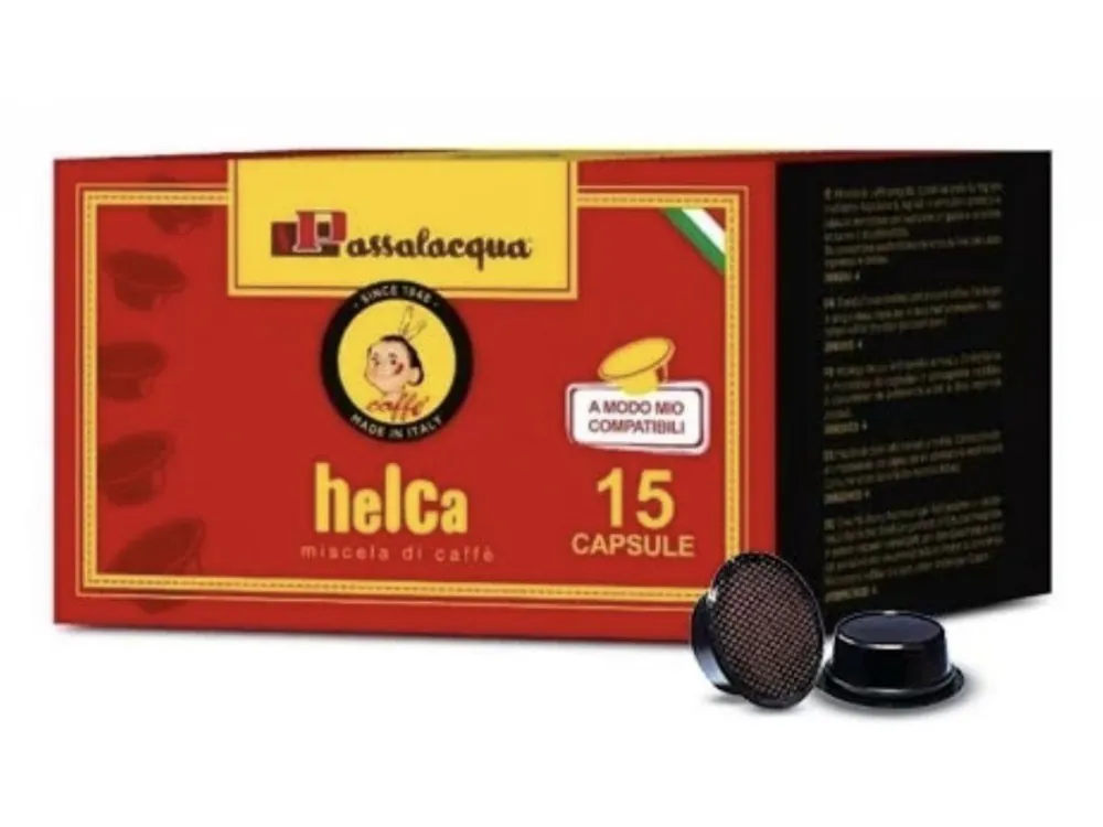 Passalacqua HELCA Capsules for Lavazza and Modo Mio 15 pcs