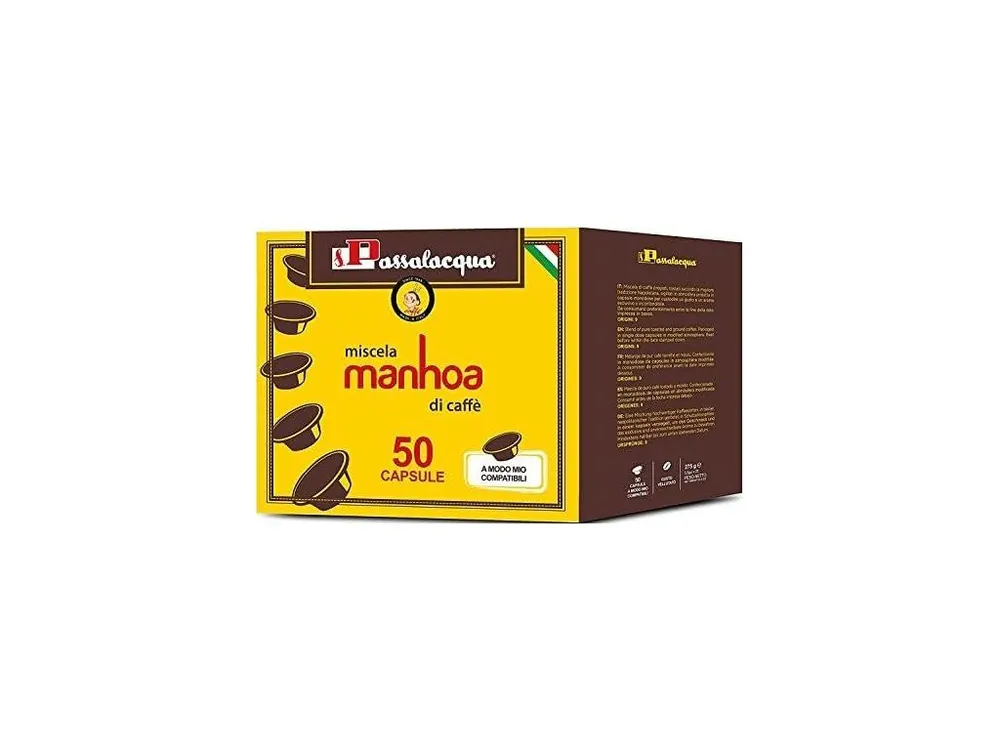 Passalacqua MANHOA coffee capsules for Lavazza A Modo Mio 50 pcs