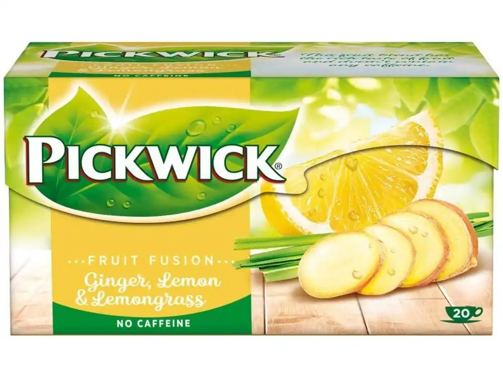 Pickwick Fruit Fusion Tea with ginger and lemon with lemongrass 20x 2g