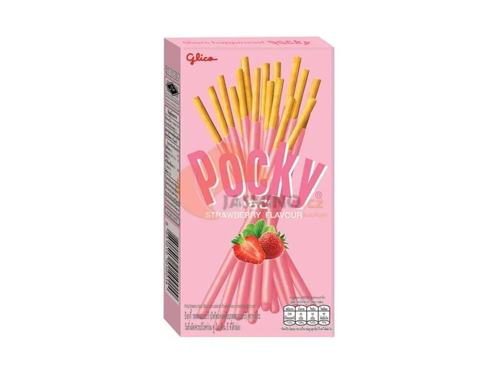 Pocky Glico strawberry sticks wheat 45g