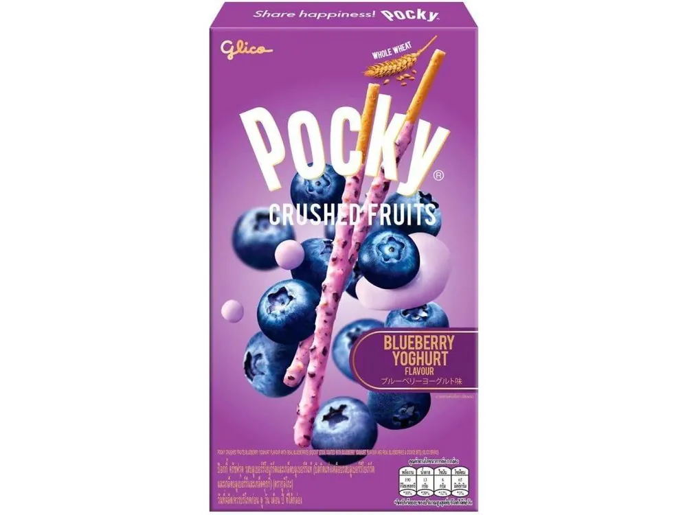 GLICO Wheat Pocky blueberries with yogurt 38g