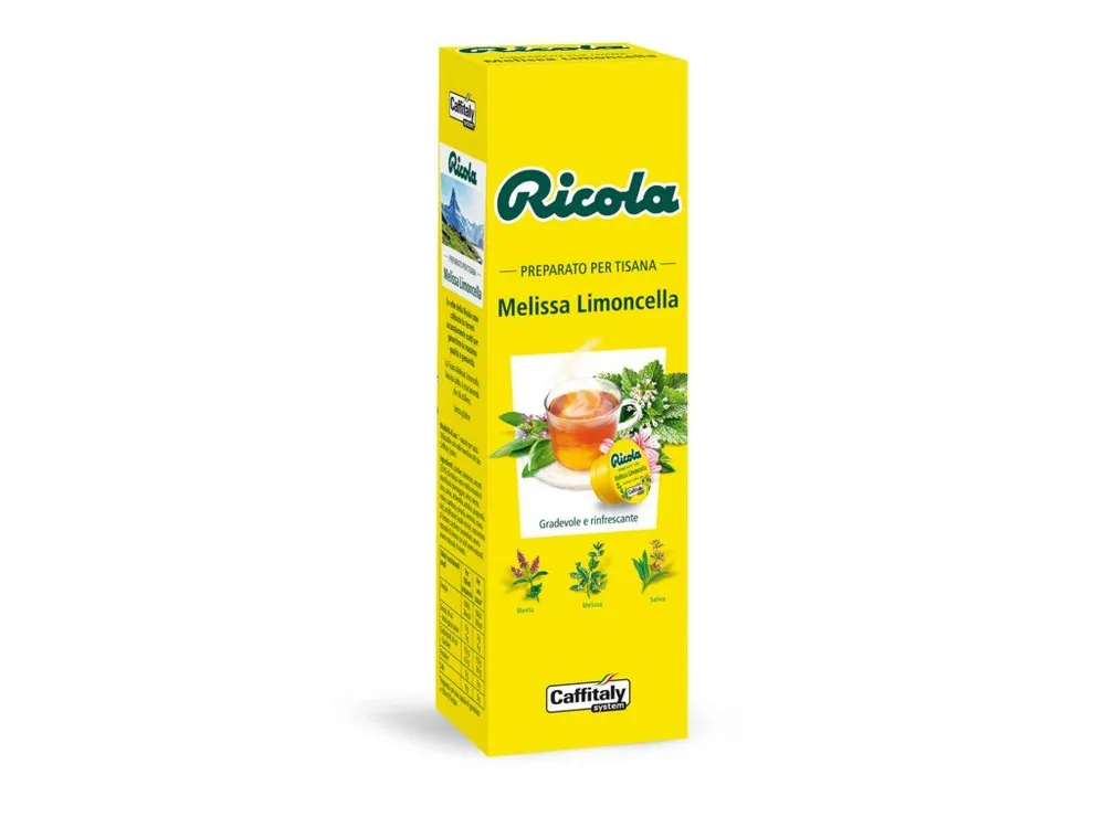 Ricola Melissa Limoncela capsules for Tchibo Cafissimo and Caffitaly 10 pieces