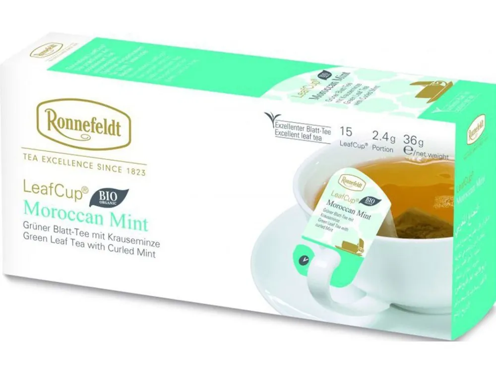 Ronnefeldt LeafCup Moroccan Mint BIO tea bags 15 x 2.4 g