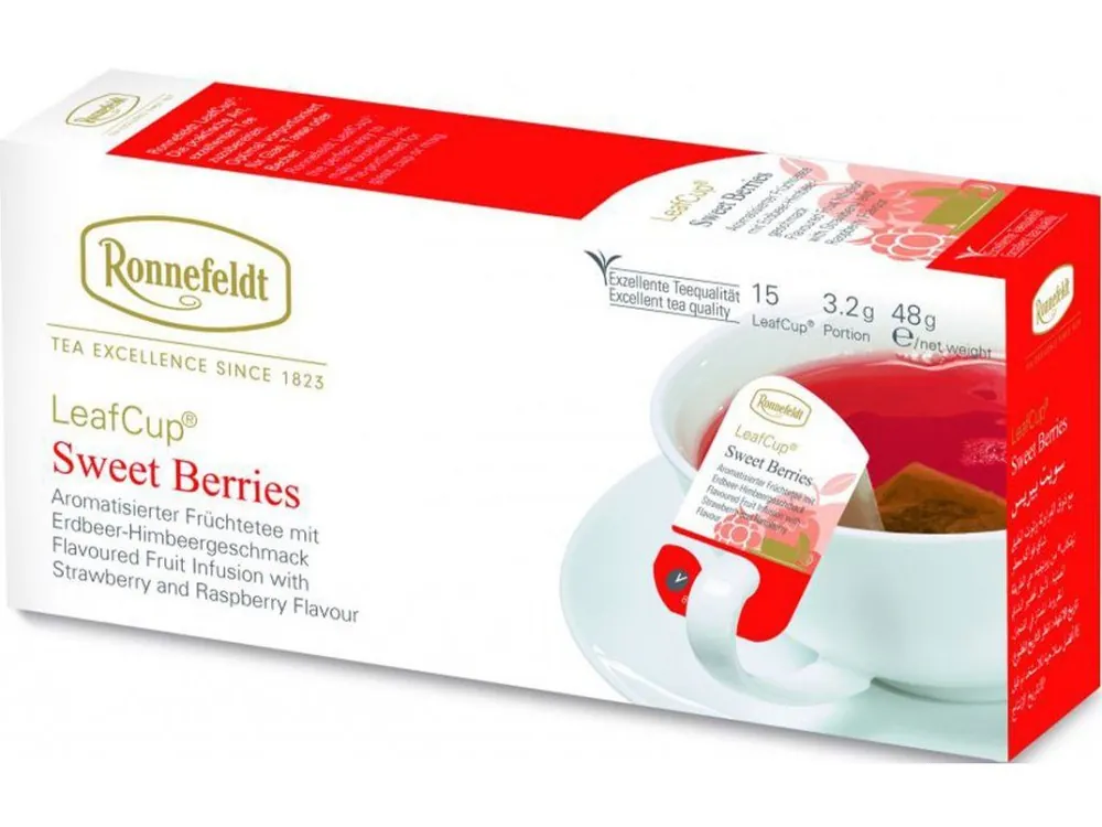 Ronnefeldt LeafCup Sweet Berries tea bags 15 x 3.2 g