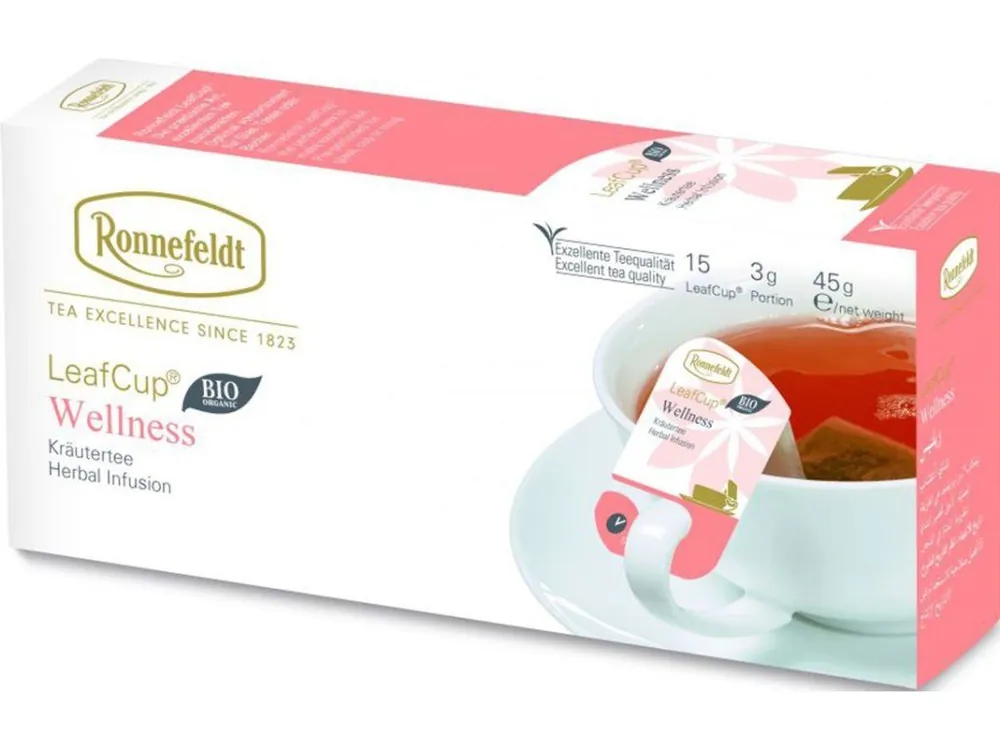 Ronnefeldt LeafCup Wellness tea bags 15 x 3 g