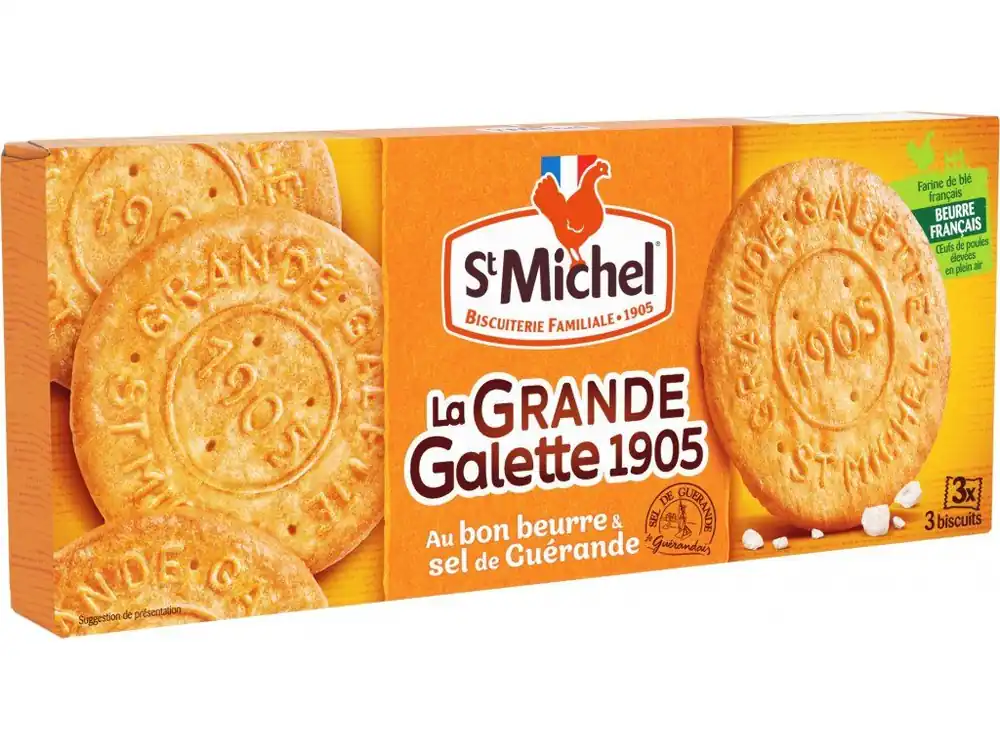 St. Michel 9 Grandes Galettes Butter cookies with sea salt 150 g