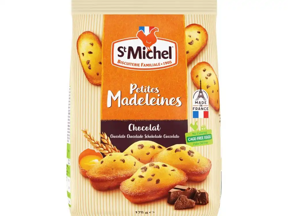 St. Michel mini madeleines with pieces of chocolate 175g