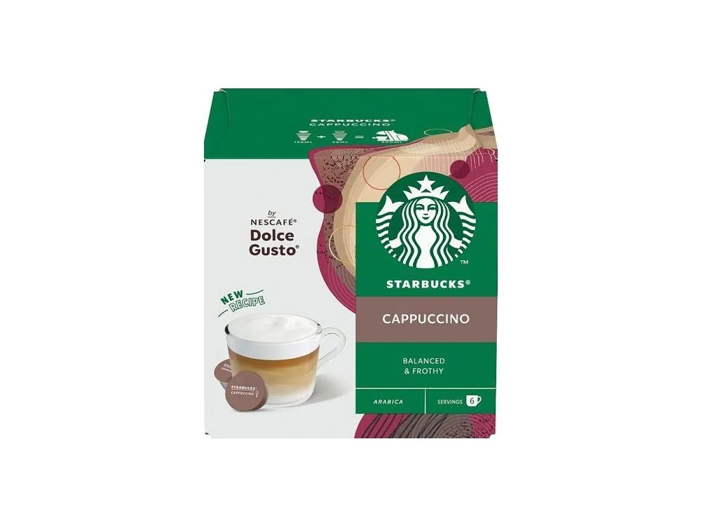STARBUCKS NESCAFE DOLCE GUSTO CAPPUCCINO, 12 capsules