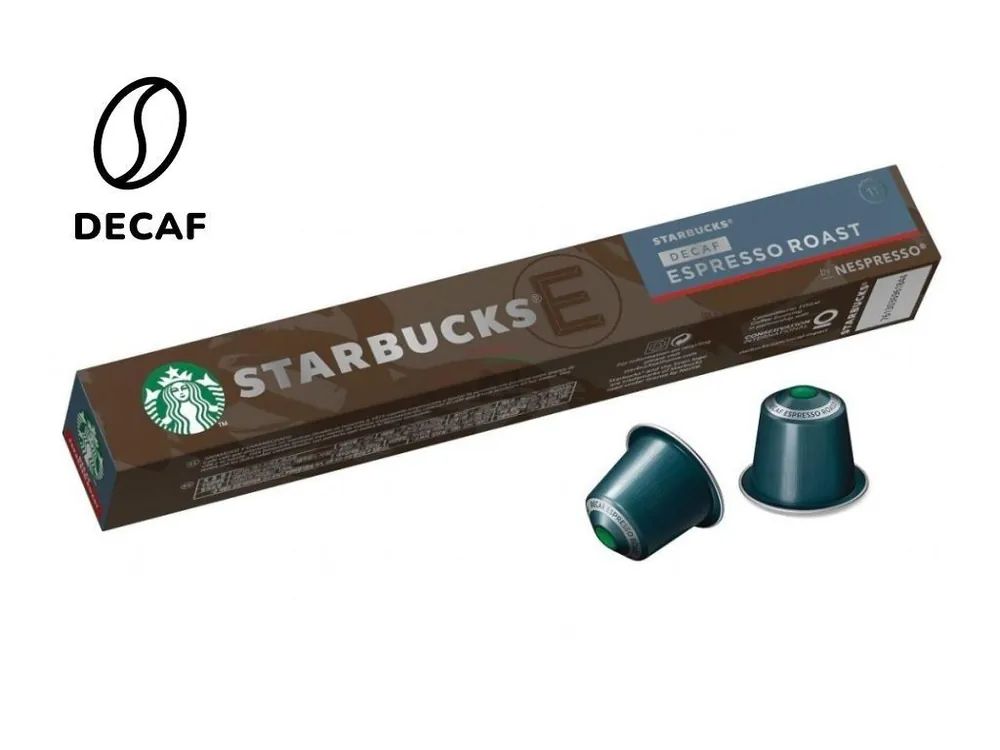 STARBUCKS® Coffee Capsules for NESPRESSO® Decaf espresso roast 10 pcs
