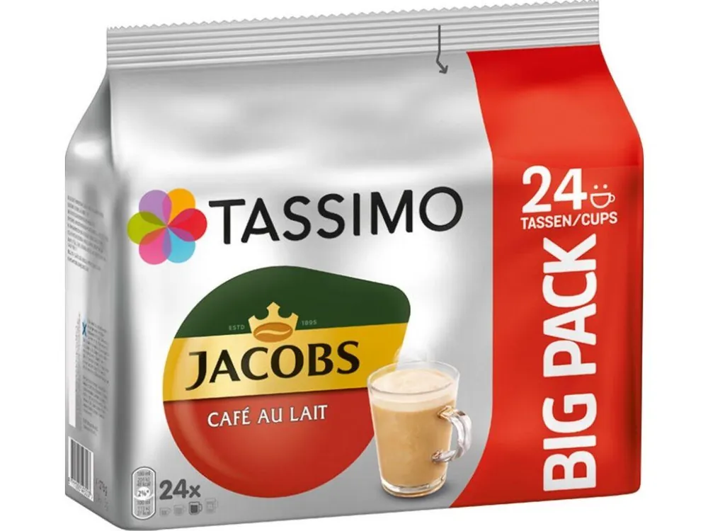 Tassimo CAFE au lait BIG PACK capsules 24 pieces