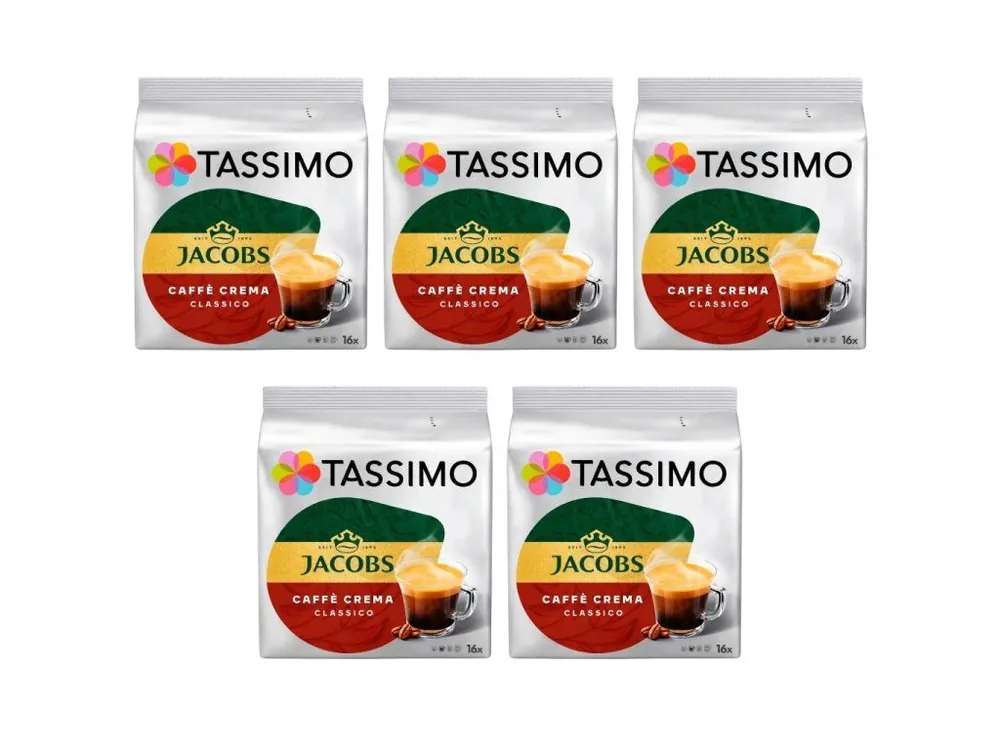 Tassimo Caffe Crema 16 pieces Carton 5 packs