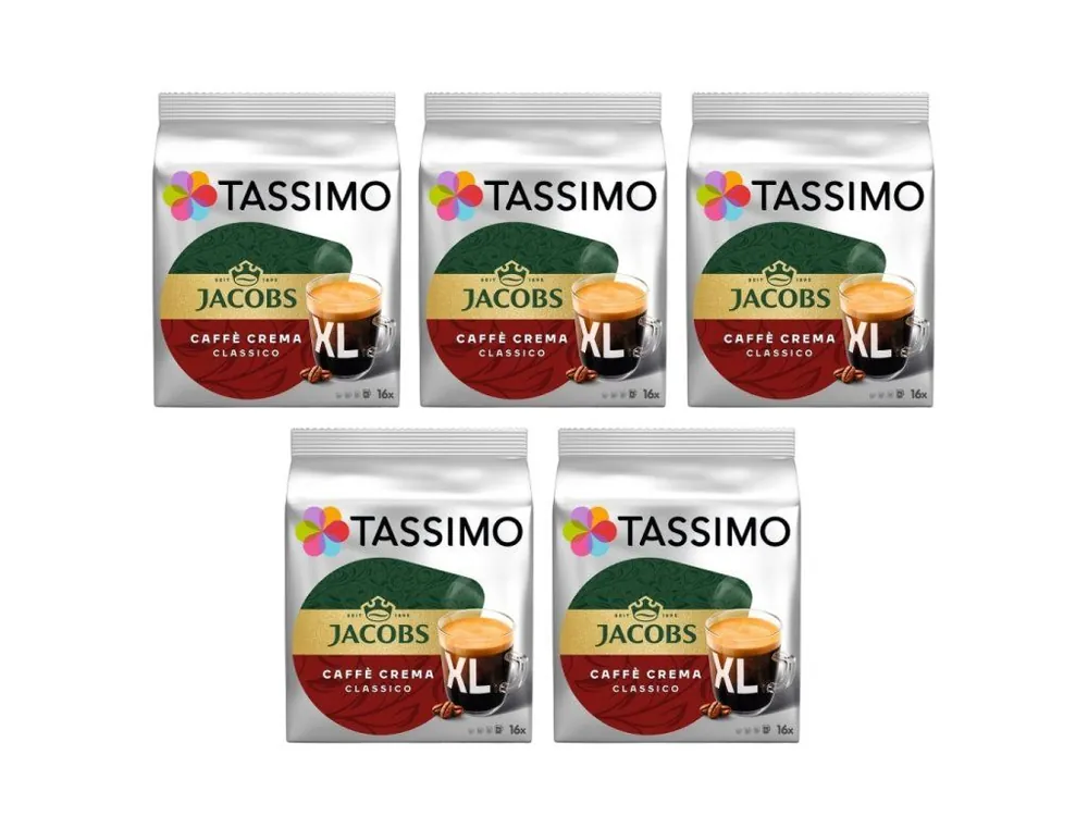 Tassimo Caffe Crema XL capsule carton 5 pcs