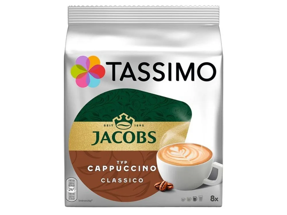 Tassimo Cappuccino 16 capsules (8 drinks)