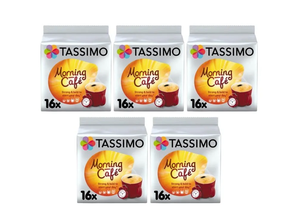 Tassimo Morning Café 16 pieces carton 5 packs