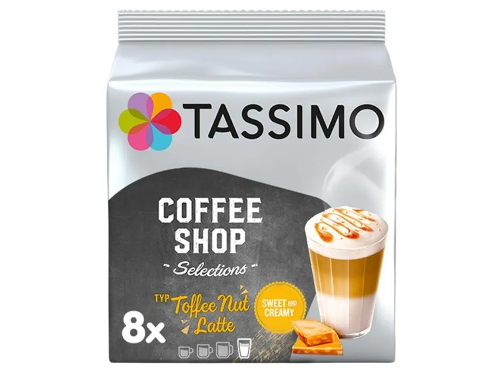 Tassimo Toffee Nut Latte 16 pieces