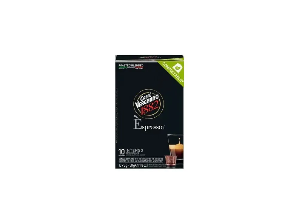 Vergnano Intenso coffee capsules for Nespresso® 10 pcs